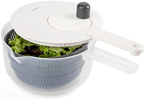 Prepworks by Progressive Salad Spinner with Handle - 2.5 Quart (Gray)