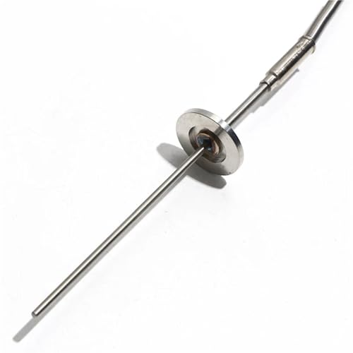 Sensor de temperatura tipo K con brida KF CF y sonda flexible de 2M resistencia térmica 4
