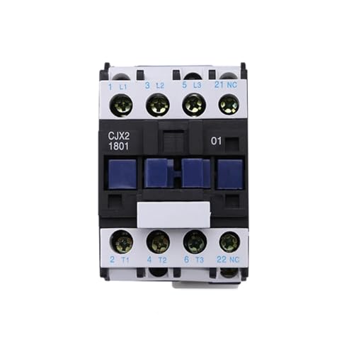 Contacteur LC1D CJX2-1801 triphasé avec fixation rail DIN 18A NC - 3