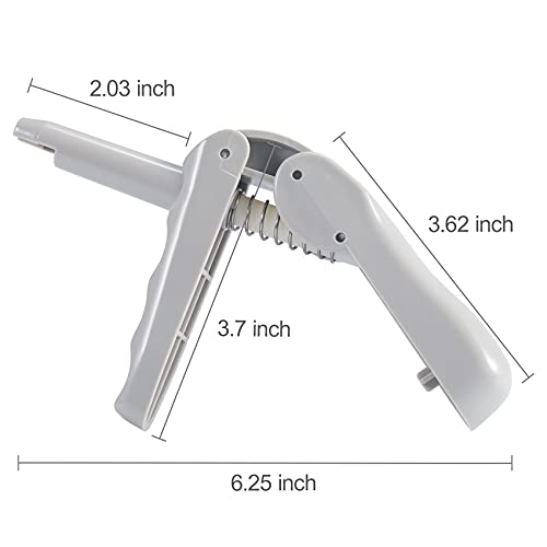Annhua Dental Composites Applicator Composite Dispensing Guns Fit For Unidose Compules Tips Dispenser, Used For Dentists, Dental Students - Plastic|Gray #TOP2