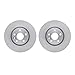 Dynamic Friction Company Front Brake Rotors 6002-27041