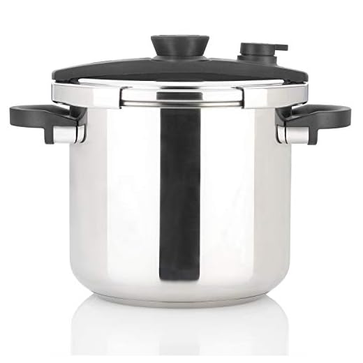 Zavor EZLock 10 Quart Stove-top Pressure Cooker & Canner - Multi Pressure Settings, Universal Locking Mechanism, Recipe Book & Steamer Basket - 3 1Qt Jar Canning Capacity, Stainless Steel (ZCWEZ05)