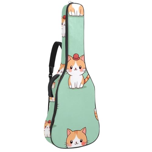 Housse de guitare acoustique Bichon Frisé - Sac à dos imperméable pour vos sorties en musique