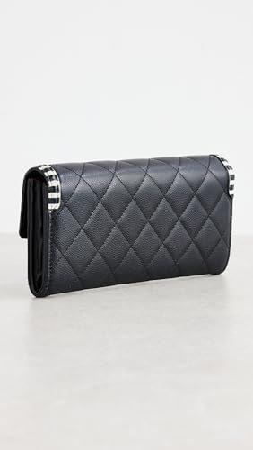 Chanel Women's Pre-Loved Cruise Line Long Wallet, Black, One Size3