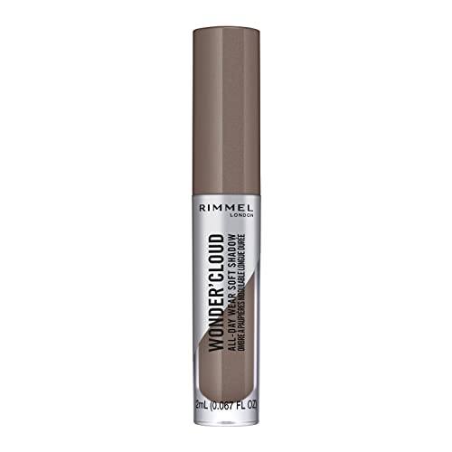 Rimmel London Wonder'Cloud, Ombretto Liquido Ultra Sfumabile, Formula Waterproof, a Lunga Durata, 008 Thunder Grey - 210 g