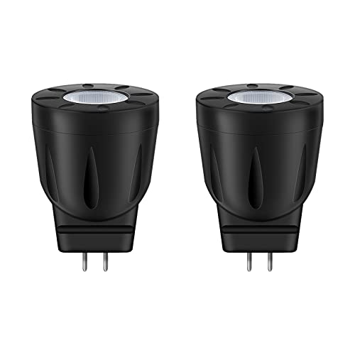 noobibaba MR8 LED Bombilla 12V, MR8 LED Faro Lámpara 10W 20W Lámpara halógena Reemplazo GU4.0 Base Color blanco cálido 2700K 2pcs Cover