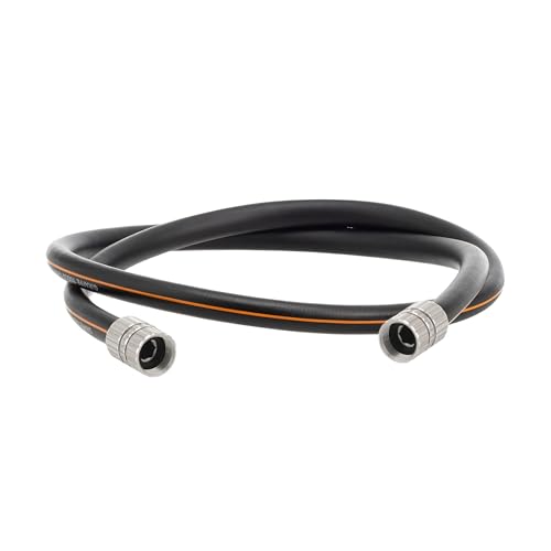 Giraffe Tools Garden Hose 5/8 Custom Length Heavy Duty No Kink Flexible Rubber Garden Hose Leakproof Water Hose 600 Burst PSI 5ft Female to Female Hose
