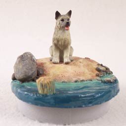 Conversation Concepts Miniature Akita Gray Candle Topper Tiny One 