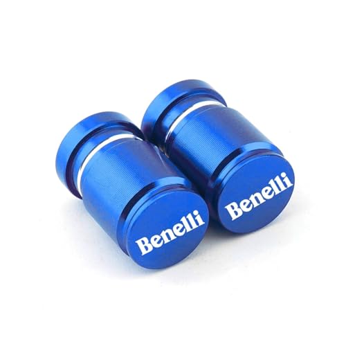 Ventildeckel für Motorräder Für Benelli 502C 302S 752S Leoncino 500 BJ500 250 BJ250 TRK 502 X TNT 300 600 125 Zubehör Motorrad Rad Reifen Ventil Kappen(Blue)