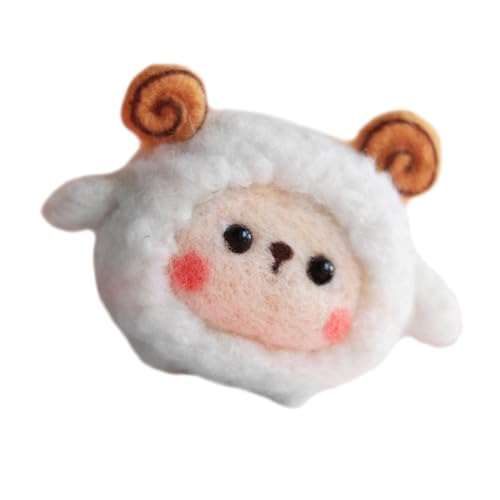 ERINGOGO Wool Felting Crafts Sheep Decor DIY Needle Felting Material Boys and Girls Imaginative Toys