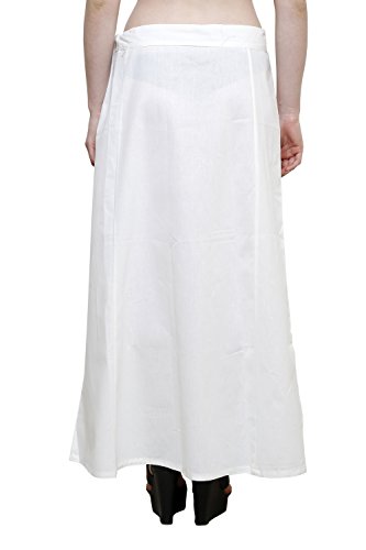Image of Pistaa's combo of Women's Cotton Best Plain Solid Indian Readymade Inskirt Saree petticoats