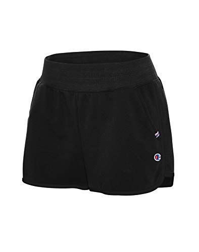 Champion Women's Campus French Terry Short, Black, Medium
