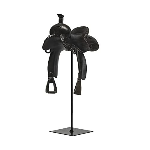 Escultura Decorativa de Caballo de Metal y Resina 16 pulg