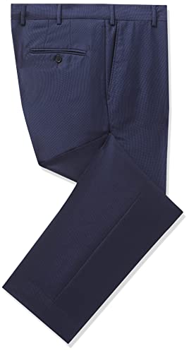 Image of Raymond Rayon Blend Men's Full Sleeve Contemporary FIT Dark Blue Formal Suit
