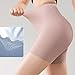 Sixthpandas Seamless Shaper Short Stay-in-Place High Waisted for Women Underwear Shape Fashion Tummy Control Skims(Black#2PCS,L)