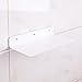 JKGHK Estante De Acrílico Estantes Flotantes De Pared Adecuado para Exhibir Coleccionables, Ancho 40Cm PC 1,Blanco,40cm x 15cm