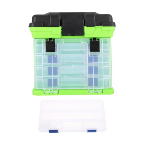 Boîte de rangement de couches avec siège portable organiseur multifonction camping vert