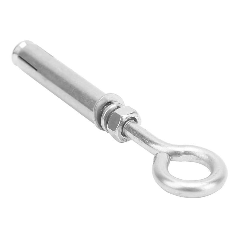 Pernos de ojo 10 piezas M6x40mm Perno de expansión Perno de anclaje Anillo de acero inoxidable 304 Perno de ojo de anclaje de elevación Perno de ojo de expansión Perno de ojo