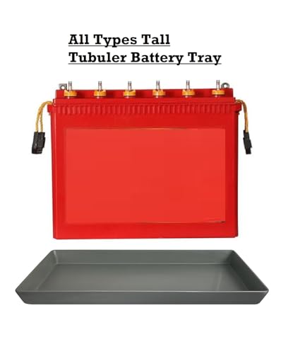 Image of Heavy Duty Inverter Battery Tray - for All Types Tall Tubular Batteries