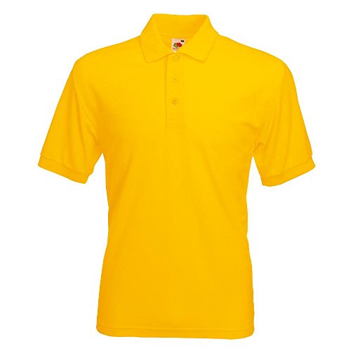 Preisvergleich Produktbild Fruit of the Loom - Piqué Polo Mischgewebe / Sunflower, L L,Sunflower