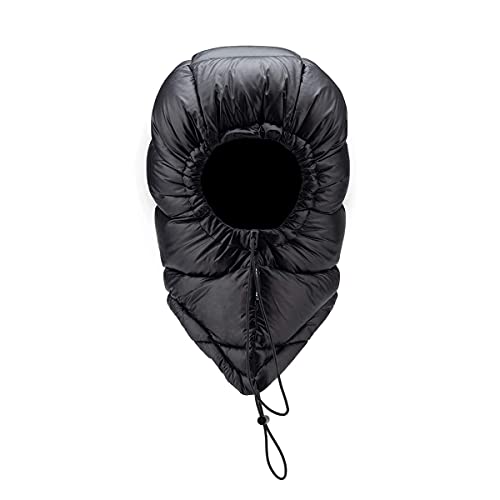 Naturehike Boné de penas de inverno ao ar livre à prova de vento chapéu de penas de ganso quente para caminhadas, esqui, ciclismo (preto), Preto, Tamanho nica