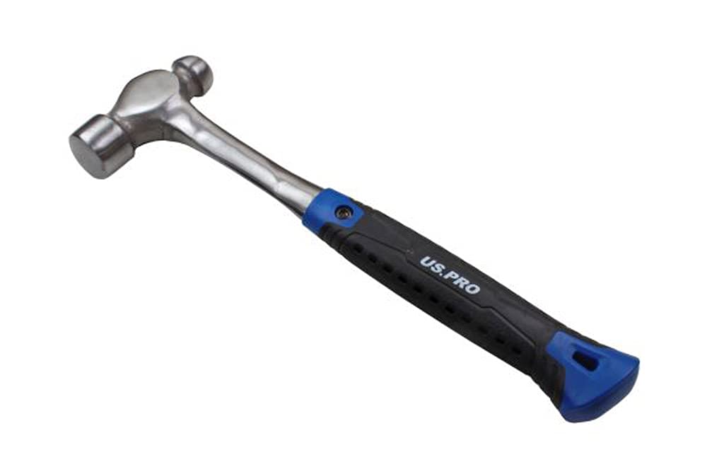 US Pro 16oz One-Piece Ball Pein Hammer All Steel