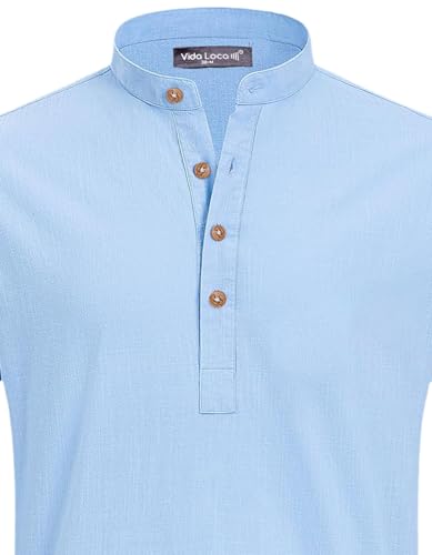 Image of Univibe Men Solid Cotton Blend Straight Kurta Shirt