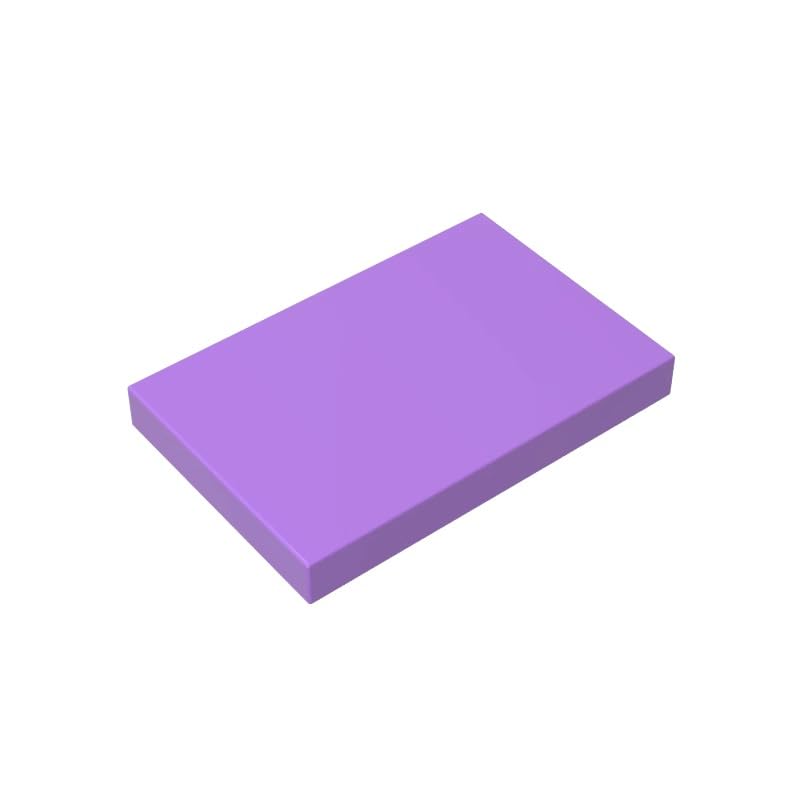 XYEIUGO GDS-1039 26603 Foundation Plate Tile 2x3, Medium Lavender, 50 PCS