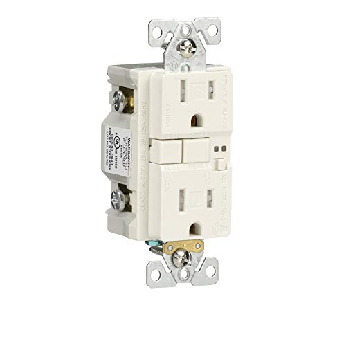 Eaton Trsgfa15La Aaron Hart 15A 125V Tamper Resistant Gfci Receptacle With Audible Alarm, Light Almond #TOP5