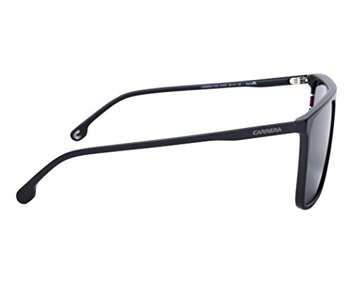 Carrera 172/S Sunglasses CA172S-0003-QT-5814 - Matte Black Frame, Green Lenses, Lens Diameter3