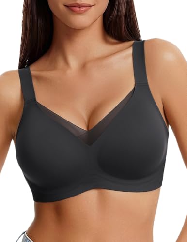 Image of Avidlove Womens Seamless Bras V Mesh Comfort Bralette Everyday T-Shirt Bra