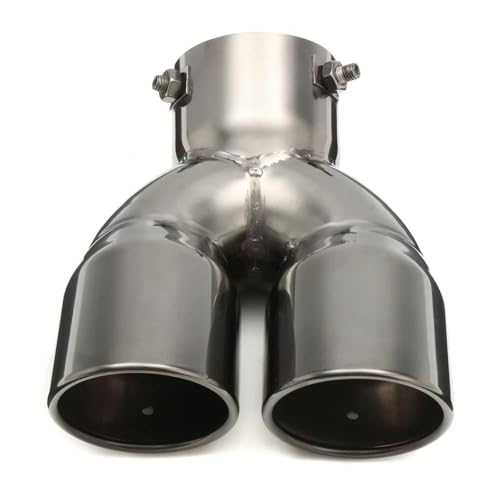 Embout de pot d'échappement universel 76mm anti-rouille pour relooker votre voiture