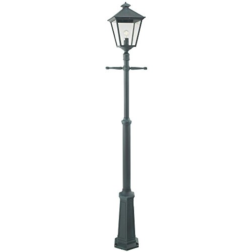 Turin Grande 1 Light Pillar Lantern Colour: Verdigris