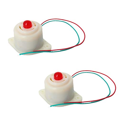 Image of Fielect Electronic Buzzer BJ-3 Continuous Beep Alarm Mini Piezoelectric Active Sounder for Electronic Products Automotive Appliances DC Lead Buzzer Industrial High Sensitivity 2pcs