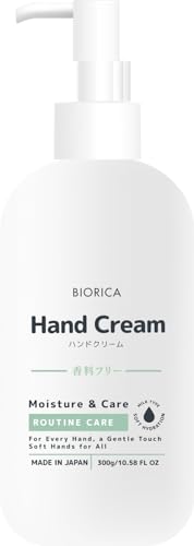 BIORICA(ビオリカ) ハンドクリーム 無香料 300g 大容量 ポンプタイプ 日本製