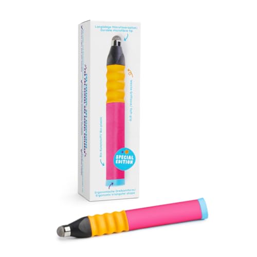 Edurino Ergonomischer Eingabestift I Special Edition | Tablet Stift für Kinder I Eingabestift für Edurino Figuren I Lernspiele ab 4 Jahren I Stylus Touch Pen (Pink)