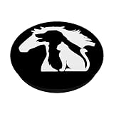 Zoom IMG-1 cavallo cane gatto arte minimalista