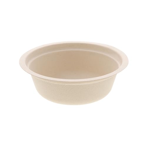 シモジマ ヘイコー 使い捨て 紙皿 バガスどんぶり 業務用 徳用プレート クラフト 350ml 1ケース(50枚入×24袋 合計1200枚) 004466174 【ケース販売】