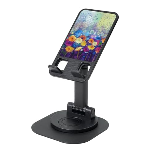 Salelf Spring Flower Seasonal for 360° Rotating Phone Stand for Desk - Adjustable Cell Phone Holder with Stable Circular Base, Perfect for Office, Home, Watching Videos