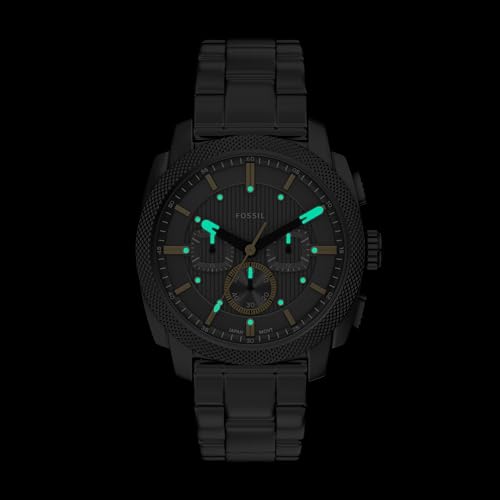 Image of Fossil Men's Watch, Machine Stainless Steel Chronograph Watch for Men