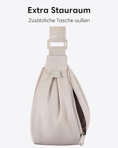 LARKSON Crossbody Bag Damen & Herren Beige - Solveig Small – Bild 5