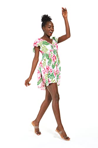 Image of Hawaii Hangover Family Matching Hawaiian Clothes, Lotus & Orchid | Family matching Hawaiian outfits, Lotus & Orchid, lightweight rayon, machine washable, tropical floral print, luaus, cruises