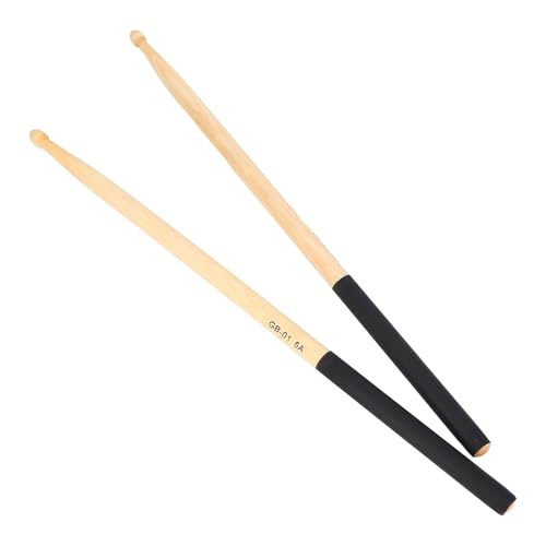 3 pares baquetas para batería 5A de madera de arce miniatura 4