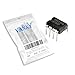 50PCS LM393P LM393 Voltage Dual Differential Comparator DIP-8 with Machined Contact Pins IC