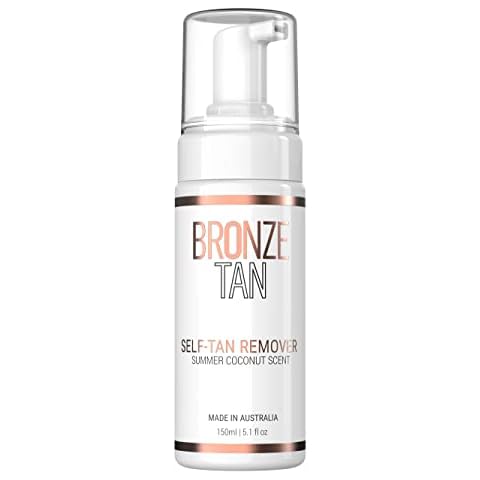 Bronze Tan Self Tan Remover For Fake Tan Streaks, Build Up, Correction, Or Full Removal Of Self Tanner or Bronzer - Summer Coconut Scent (150ML / 5.1 fl oz) Cover