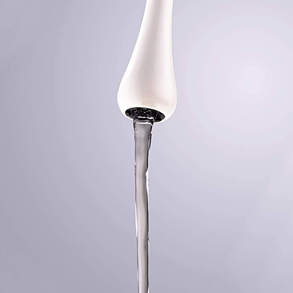 Grifos de Cocina Grifo (Agua) Grifo ； Grifo ； Grifo Giratorio de 360 ​​​​Grados Fregadero frío y Caliente Fregadero de Personalidad Grifo Monomando Grifos Blancos de un Solo Orificio Instalación en