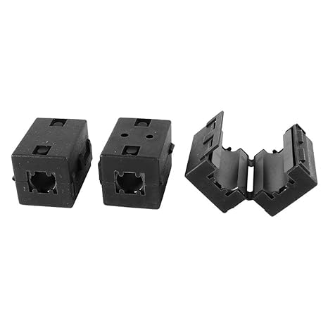 HRtronics® 3 Pcs Black UF100 Dia Cord Ferrite Core Noise Suppressor ...