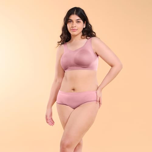 Image of Enamor Innovations Invisi Minimizer, Ultra Smooth, Bonded, M-Frame, Women's T-Shirt Bra - Seamless, No-Pinch, No-Dig, Padded, Wirefree, Full Coverage - IO03 (Available in Plus Sizes)