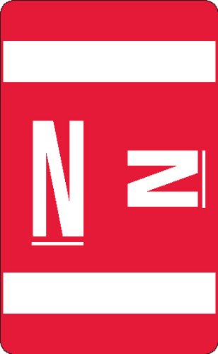 Étiquettes lettre N Smead Alpha-Z pour éviter les erreurs de classement de dossiers