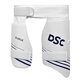 DSC Condor Surge Cricket Thigh Pad | Color: White | Size: Boys, Right Hand | For Men & Boys | Material: PVC | High Density Foam Inside | Towel Back for Absorption.